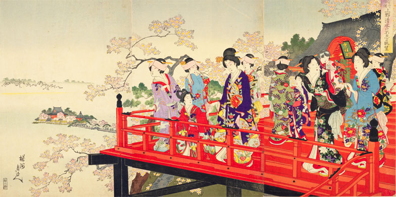 今も昔も日本人は花見好き 昔のお花見はどんな風だった 浮世絵でご紹介します 酒とネコ